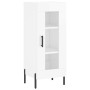 Aparador alto madera contrachapada blanco brillo 34,5x34x180 cm de , Aparadores - Ref: Foro24-3199435, Precio: 117,96 €, Desc...
