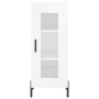 Aparador alto madera contrachapada blanco brillo 34,5x34x180 cm de , Aparadores - Ref: Foro24-3199435, Precio: 117,96 €, Desc...