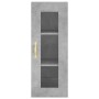Aparador de madera contrachapada gris hormigón 34,5x34x180 cm de , Aparadores - Ref: Foro24-3199477, Precio: 99,64 €, Descuen...