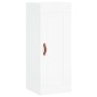 Aparador alto madera contrachapada blanco 34,5x34x180 cm de , Aparadores - Ref: Foro24-3200169, Precio: 117,91 €, Descuento: %