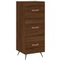 Aparador alto madera contrachapada roble marrón 34,5x34x180 cm de , Aparadores - Ref: Foro24-3200176, Precio: 117,55 €, Descu...