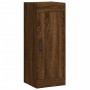 Aparador alto madera contrachapada roble marrón 34,5x34x180 cm de , Aparadores - Ref: Foro24-3200224, Precio: 121,92 €, Descu...