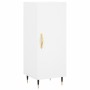 Aparador alto madera contrachapada blanco 34,5x34x180 cm de , Aparadores - Ref: Foro24-3199153, Precio: 102,73 €, Descuento: %