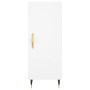 Aparador alto madera contrachapada blanco 34,5x34x180 cm de , Aparadores - Ref: Foro24-3199153, Precio: 102,73 €, Descuento: %