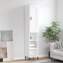 Aparador alto madera contrachapada blanco 34,5x34x180 cm de , Aparadores - Ref: Foro24-3200337, Precio: 95,03 €, Descuento: %