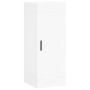 Aparador alto madera contrachapada blanco 34,5x34x180 cm de , Aparadores - Ref: Foro24-3200337, Precio: 95,03 €, Descuento: %