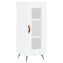Aparador alto madera contrachapada blanco 34,5x34x180 cm de , Aparadores - Ref: Foro24-3200361, Precio: 104,54 €, Descuento: %