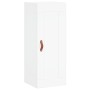Aparador alto madera contrachapada blanco 34,5x34x180 cm de , Aparadores - Ref: Foro24-3200361, Precio: 104,54 €, Descuento: %