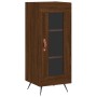 Aparador alto madera contrachapada roble marrón 34,5x34x180 cm de , Aparadores - Ref: Foro24-3200368, Precio: 108,42 €, Descu...