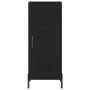 Aparador de madera contrachapada negro 34,5x34x180 cm de , Aparadores - Ref: Foro24-3200394, Precio: 110,13 €, Descuento: %