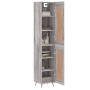 Aparador alto madera contrachapada gris Sonoma 34,5x34x180 cm de , Aparadores - Ref: Foro24-3200431, Precio: 101,18 €, Descue...