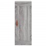 Aparador alto madera contrachapada gris Sonoma 34,5x34x180 cm de , Aparadores - Ref: Foro24-3200431, Precio: 101,18 €, Descue...