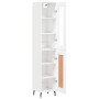 Aparador alto madera contrachapada blanco 34,5x34x180 cm de , Aparadores - Ref: Foro24-3199505, Precio: 105,77 €, Descuento: %