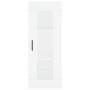 Aparador alto madera contrachapada blanco 34,5x34x180 cm de , Aparadores - Ref: Foro24-3199505, Precio: 105,77 €, Descuento: %