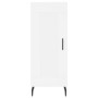Aparador alto madera contrachapada blanco 34,5x34x180 cm de , Aparadores - Ref: Foro24-3199505, Precio: 105,77 €, Descuento: %