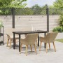 Conjunto de Comedor de Jardín 5 pcs Beige ratán sintético en Mesas de jardín | Comprar online en Foru.es