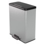 Curver Papelera de pedal doble Deco plateado 26L+26L de , Contenedores de reciclaje - Ref: Foro24-442067, Precio: 88,79 €, De...
