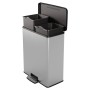 Curver Papelera de pedal doble Deco plateado 26L+26L de , Contenedores de reciclaje - Ref: Foro24-442067, Precio: 88,79 €, De...