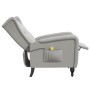 Sillón de masaje reclinable de tela gris claro de , Sillones de masaje eléctricos - Ref: Foro24-329352, Precio: 242,74 €, Des...