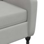 Sillón de masaje reclinable de tela gris claro de , Sillones de masaje eléctricos - Ref: Foro24-329352, Precio: 242,74 €, Des...