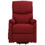 Sillón de masaje elevable tela rojo tinto de , Sillones de masaje eléctricos - Ref: Foro24-329752, Precio: 320,61 €, Descuent...