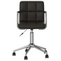 Silla de oficina giratoria de cuero sintético negro de , Sillas de oficina - Ref: Foro24-334812, Precio: 101,43 €, Descuento: %
