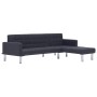 Sofá cama en forma de L poliéster gris oscuro de , Sofás - Ref: Foro24-282230, Precio: 444,30 €, Descuento: %