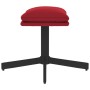 Reposapiés de terciopelo color vino 60x60x36 cm de , Otomanas - Ref: Foro24-341631, Precio: 43,02 €, Descuento: %