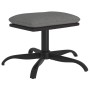 Reposapiés de tela y cuero sintético gris claro 60x60x36 cm de , Otomanas - Ref: Foro24-341596, Precio: 38,62 €, Descuento: %