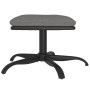 Reposapiés de tela y cuero sintético gris claro 60x60x36 cm de , Otomanas - Ref: Foro24-341596, Precio: 38,62 €, Descuento: %
