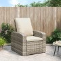 Sillón reclinable jardín y cojines ratán sintético marrón claro de , Sillas de jardín - Ref: Foro24-364103, Precio: 277,03 €,...