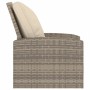 Sillón reclinable jardín y cojines ratán sintético marrón claro de , Sillas de jardín - Ref: Foro24-364103, Precio: 277,03 €,...