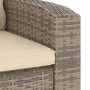 Sillón reclinable jardín y cojines ratán sintético marrón claro de , Sillas de jardín - Ref: Foro24-364103, Precio: 277,03 €,...
