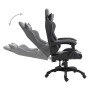 Silla de gaming de cuero sintético gris de , Sillones para videojuegos - Ref: Foro24-20212, Precio: 193,07 €, Descuento: %