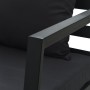 Sofá de jardín de 2 plazas con cojines aluminio gris oscuro de , Sofás de exterior - Ref: Foro24-47815, Precio: 397,82 €, Des...