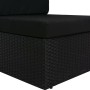 Sofá seccional de 2 plazas de ratán sintético negro de , Sofás modulares de exterior - Ref: Foro24-49503, Precio: 190,66 €, D...