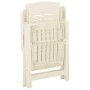 Sillas de jardín reclinables 2 unidades plástico blanco de vidaXL, Sillas de jardín - Ref: Foro24-315830, Precio: 158,67 €, D...