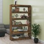 Estantería/divisor de espacios roble ahumado 100x30x166 cm de , Librerías y estanterías - Ref: Foro24-813638, Precio: 106,65 ...
