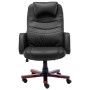 Silla de oficina de cuero sintético negra de , Sillas de oficina - Ref: Foro24-20376, Precio: 235,26 €, Descuento: %