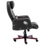 Silla de oficina de cuero sintético negra de , Sillas de oficina - Ref: Foro24-20376, Precio: 235,26 €, Descuento: %