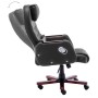 Silla de oficina de cuero sintético negra de , Sillas de oficina - Ref: Foro24-20376, Precio: 235,26 €, Descuento: %