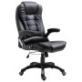 Silla de oficina de cuero sintético negra de , Sillas de oficina - Ref: Foro24-20231, Precio: 244,24 €, Descuento: %