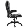 Silla de oficina de cuero sintético negra de , Sillas de oficina - Ref: Foro24-20231, Precio: 244,24 €, Descuento: %