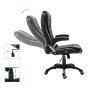 Silla de oficina de cuero sintético negra de , Sillas de oficina - Ref: Foro24-20231, Precio: 244,24 €, Descuento: %