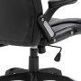 Silla de oficina de cuero sintético negra de , Sillas de oficina - Ref: Foro24-20231, Precio: 244,24 €, Descuento: %