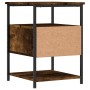 Mesita de noche madera de ingeniería roble ahumado 40x42x56 cm de , Mesitas de noche - Ref: Foro24-826027, Precio: 41,25 €, D...