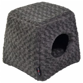 Jack and Vanilla Cueva para mascotas Softy S roseta gris 40x40x39 cm de , Camas para gatos - Ref: Foro24-444141, Precio: 45,7...