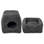 Jack and Vanilla Cueva para mascotas Softy S roseta gris 40x40x39 cm de , Camas para gatos - Ref: Foro24-444141, Precio: 45,7...
