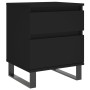 Mesitas de noche 2 uds madera de ingeniería negro 40x35x50 cm de , Mesitas de noche - Ref: Foro24-830687, Precio: 99,73 €, De...