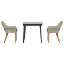 Conjunto de Comedor de Jardín 3 pcs Gris Claro ratán sintético en Mesas de jardín | Comprar online en Foru.es